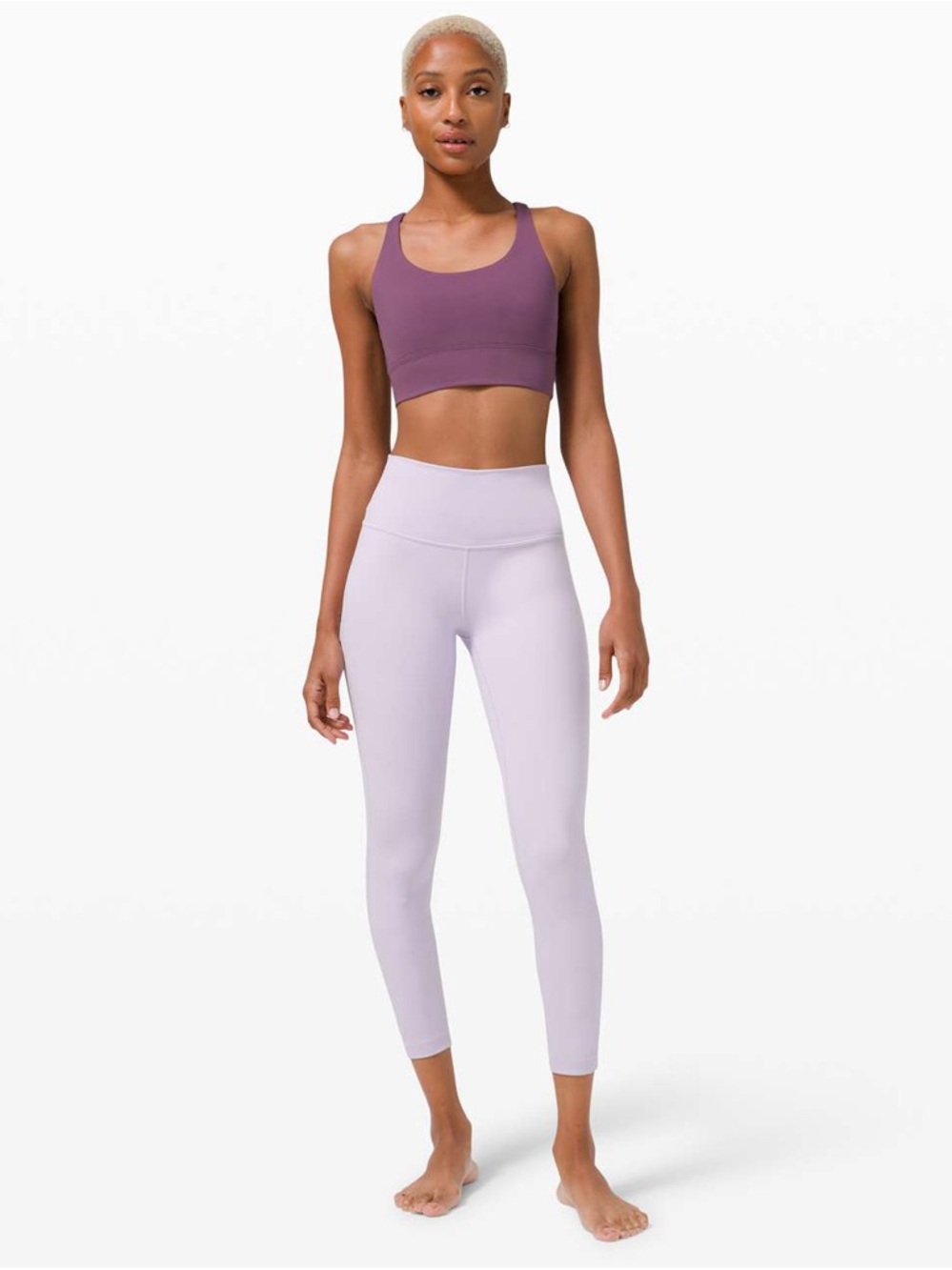 Lululemon Wunder Under High Rise Tight 25" *Luxtreme in Lavender Dew. Size 8